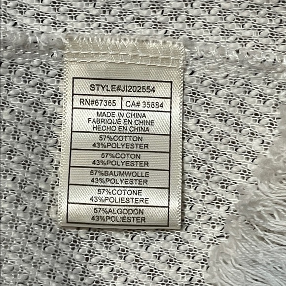 Jack by BB Dakota Fringe Open Front Cardigan Size Small - Picture 10 of 10